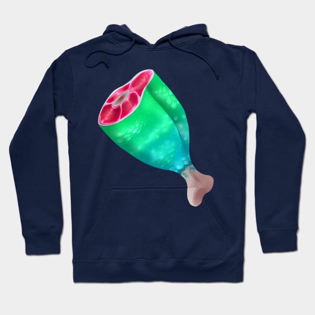 Leg of Meat Hoodie by candychameleon